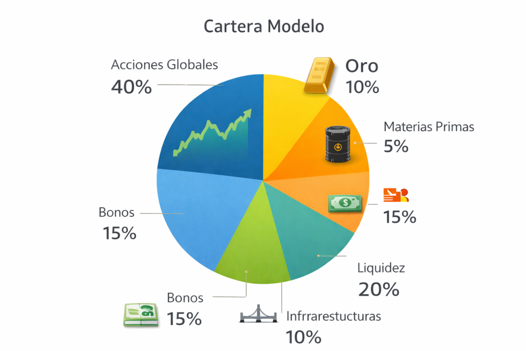 infografia reparto activos cartera inversion 2026