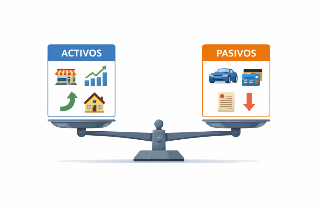 diagrama activos pasivos robert kiyosaki finanzas